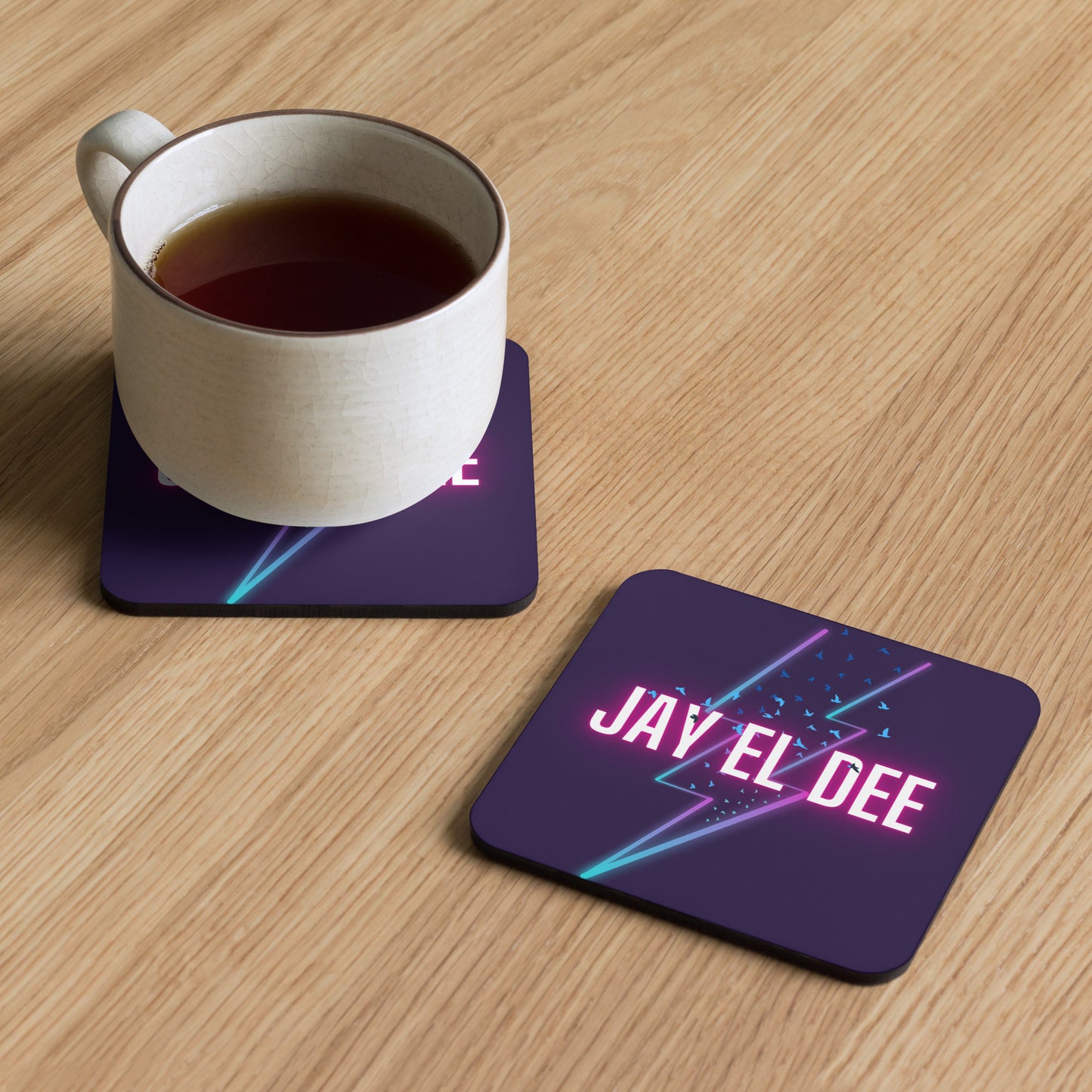 Jay El Dee Cork-back coaster