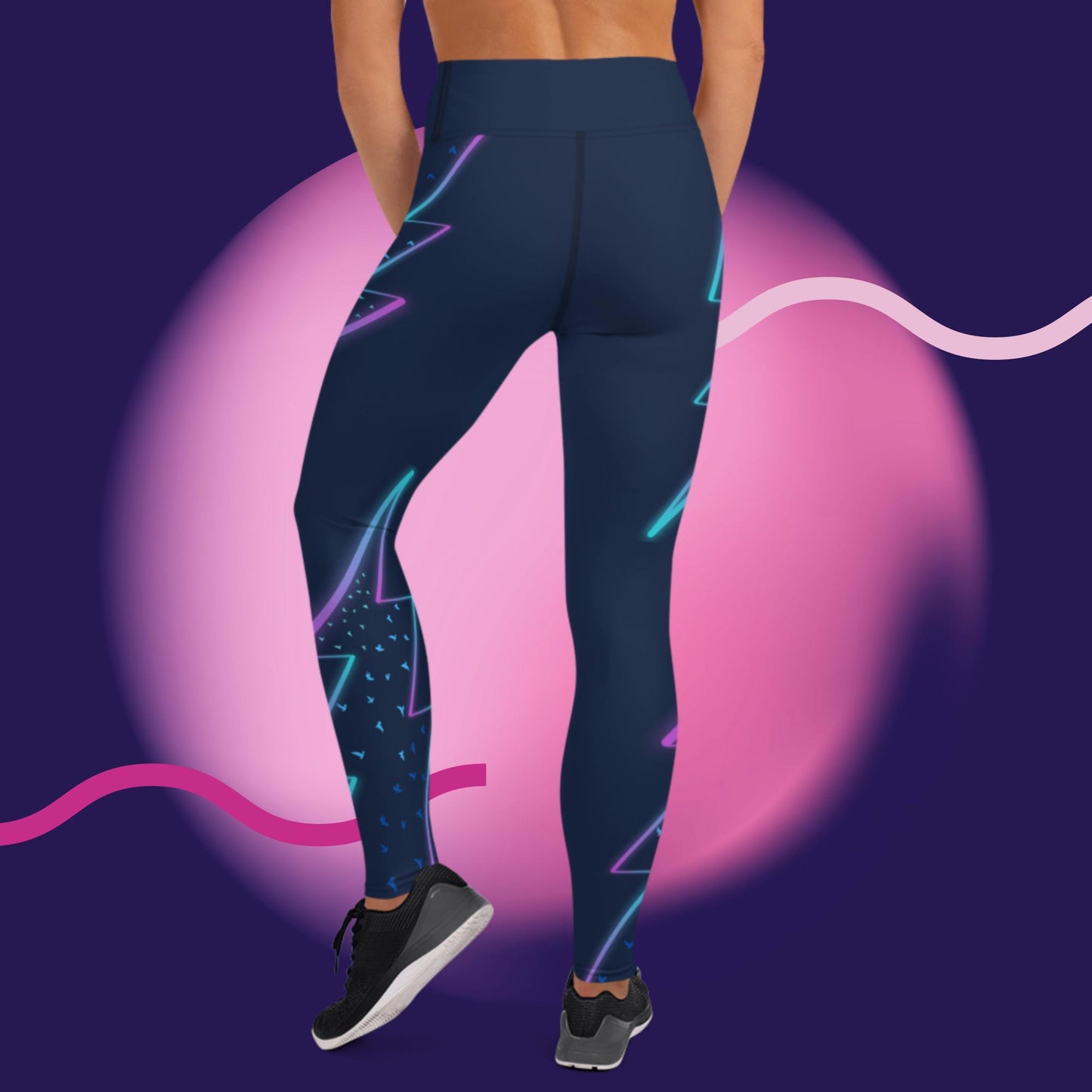 "Electric" Yoga Leggings
