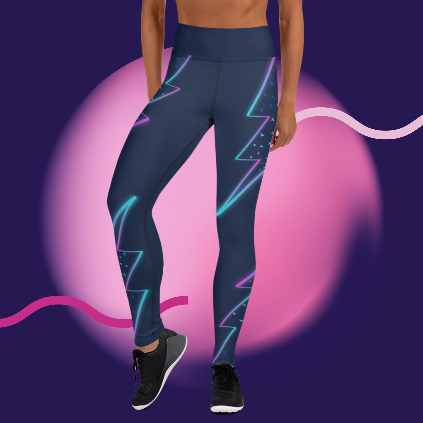 "Electric" Yoga Leggings