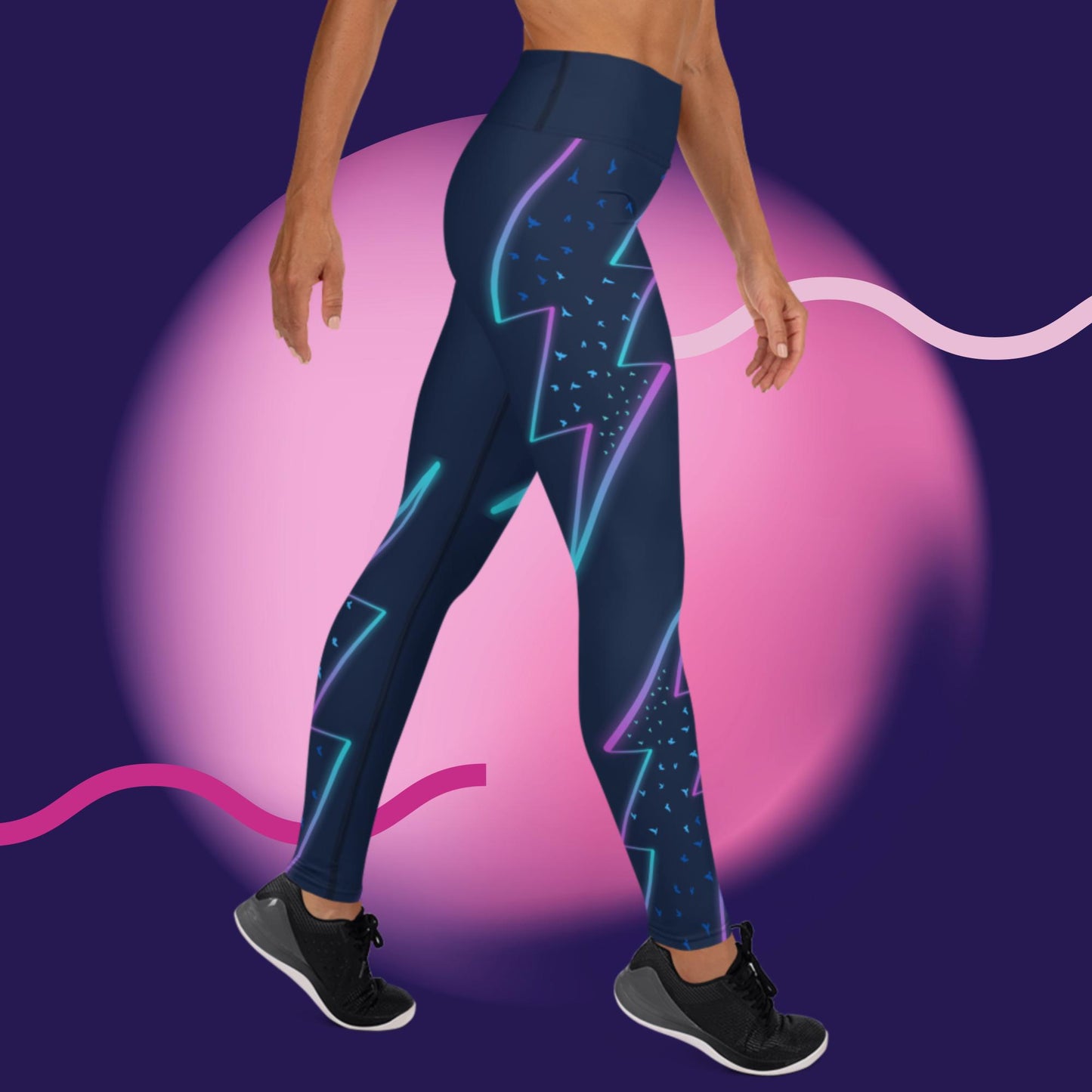 "Electric" Yoga Leggings