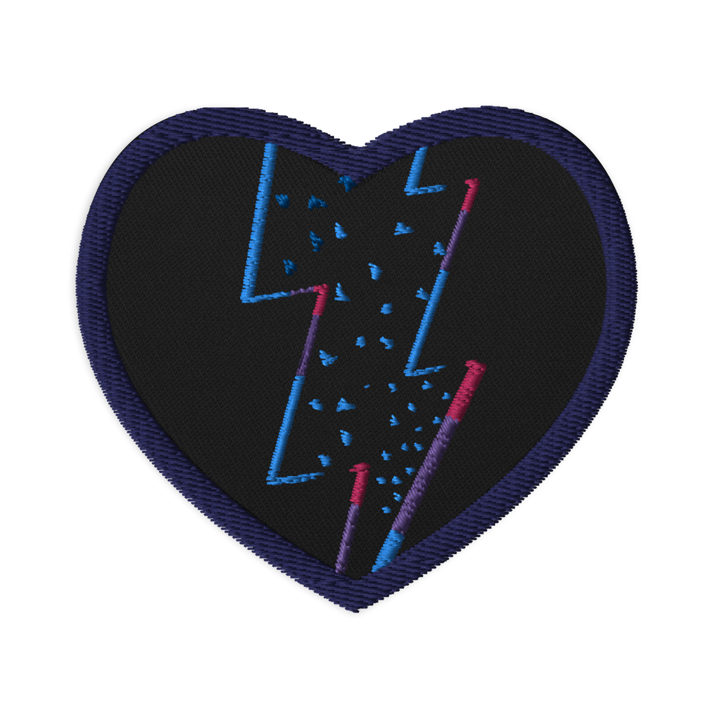 Electric Love Embroidered Patch