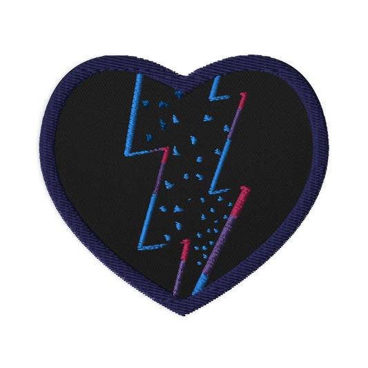 Electric Love Embroidered Patch