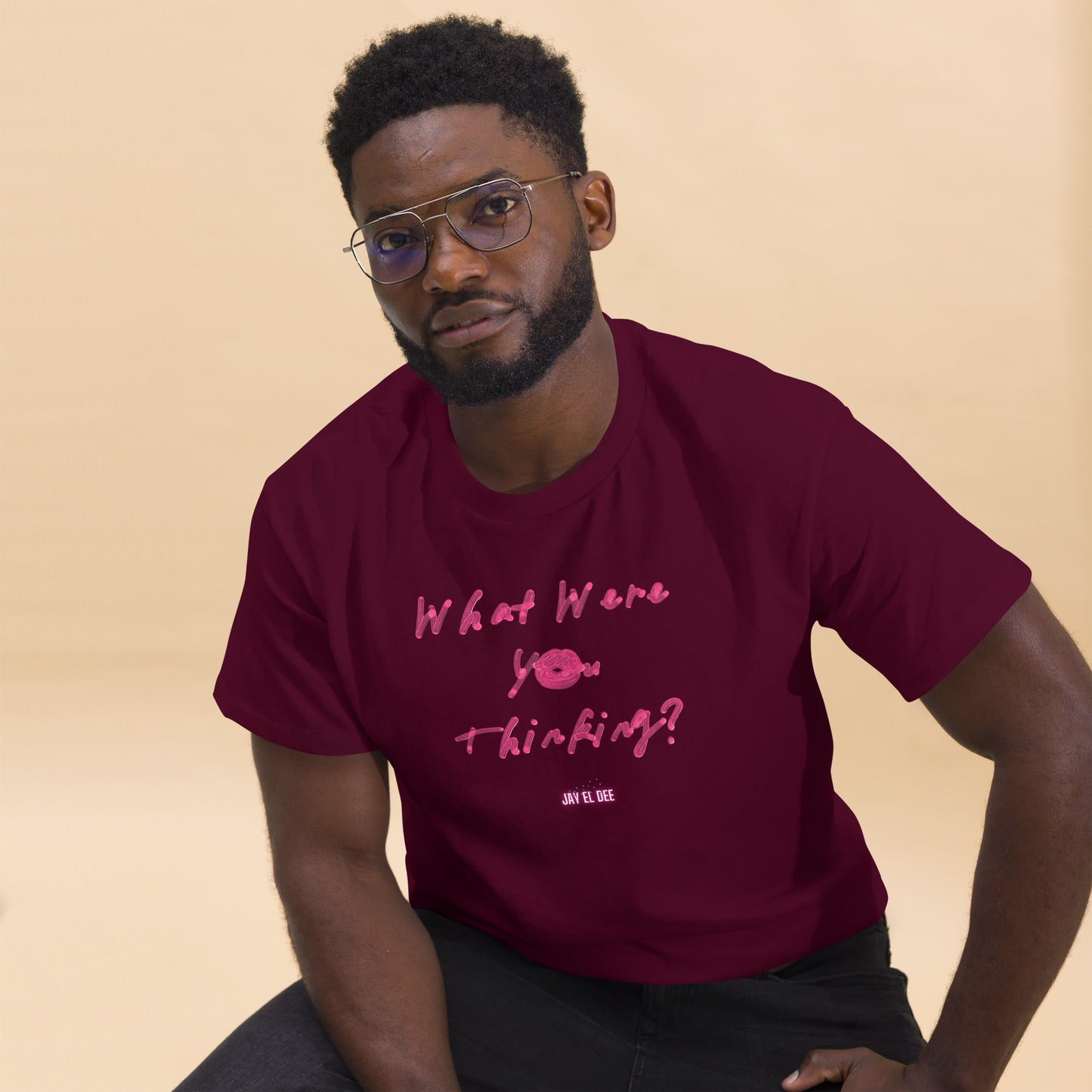 "What were you thinking?" classic tee